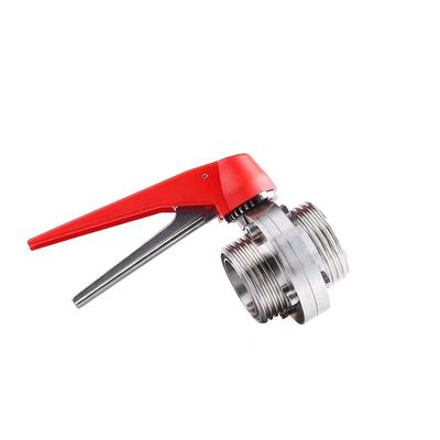 WZ aço inoxidável 304 316 316L válvula borboleta roscada igual a 1/8 "--4" para DIN 3A SMS