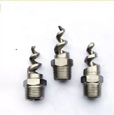1/4"-2" aço inoxidável 316SS Full Cone espiral bocal para aplicações de fundição de precisão
