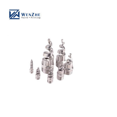 1/4"-2" aço inoxidável 316SS Full Cone espiral bocal para aplicações de fundição de precisão