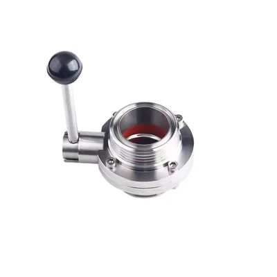 304 316 316L Filamento de solda de válvula de borboleta Manual DIN 3A SMS WZ aço inoxidável
