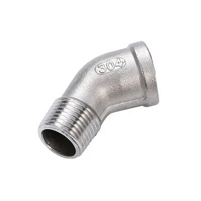 Acessórios para tubos de cotovelo com rosca de 304 316 90 graus, de aço inoxidável, para instalações de encanamento