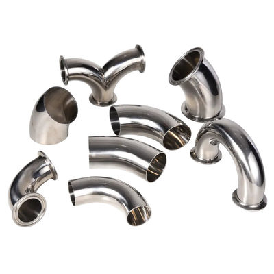 WZ ISO Standard Size 4 Way Elbow Pipe Fitting em aço inoxidável 304/316 para higiene