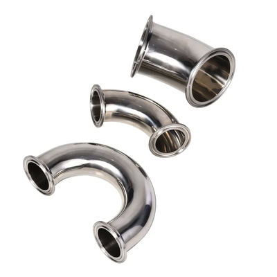 WZ ISO Standard Size 4 Way Elbow Pipe Fitting em aço inoxidável 304/316 para higiene