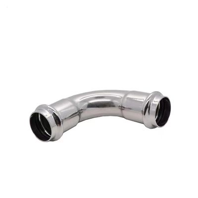 WZ Suporte personalizado OEM aço inoxidável 304 316 Press Fittings para sistemas de encanamento
