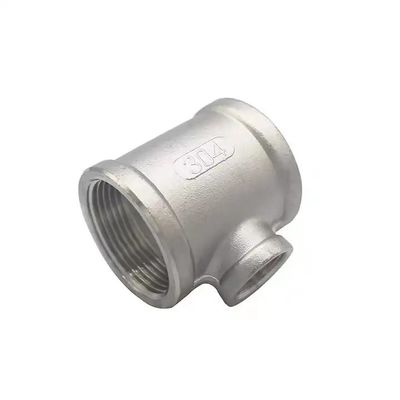 Acessórios de aço inoxidável Conector Joint NPT BSPT Redutor Tee Cross Cone Union M/F