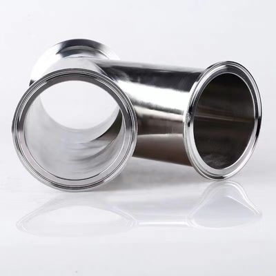 304 316 Tipo Y Tri Clamp Tee 3 Way Pipe Fitting DIN SMS 3A com conexão de solda