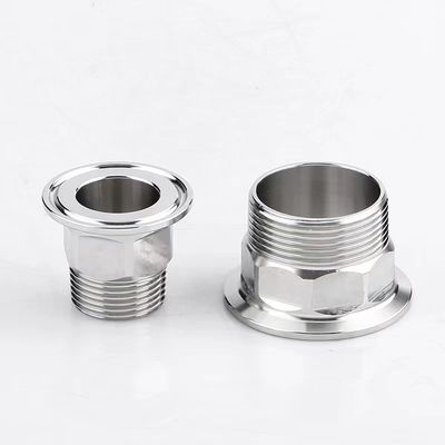 Aço inoxidável igual 304 Filamento masculino Hex Ferrule Tubos Acessórios Hex Adaptador