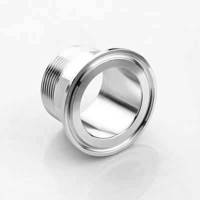 Aço inoxidável igual 304 Filamento masculino Hex Ferrule Tubos Acessórios Hex Adaptador