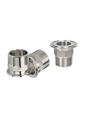 Aço inoxidável igual 304 Filamento masculino Hex Ferrule Tubos Acessórios Hex Adaptador