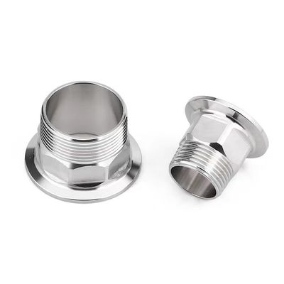 Aço inoxidável igual 304 Filamento masculino Hex Ferrule Tubos Acessórios Hex Adaptador