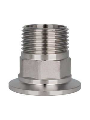 Aço inoxidável igual 304 Filamento masculino Hex Ferrule Tubos Acessórios Hex Adaptador