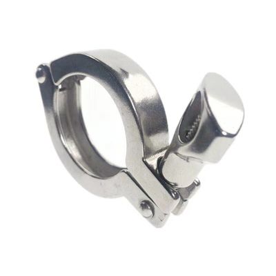 CLAMP Conexão sanitária de aço inoxidável SS304 SS316L Tri Clamp Single Pin para suporte OEM