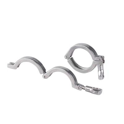 CLAMP Conexão sanitária de aço inoxidável SS304 SS316L Tri Clamp Single Pin para suporte OEM