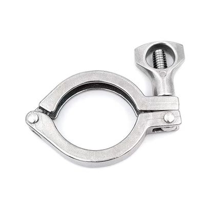 CLAMP Conexão sanitária de aço inoxidável SS304 SS316L Tri Clamp Single Pin para suporte OEM