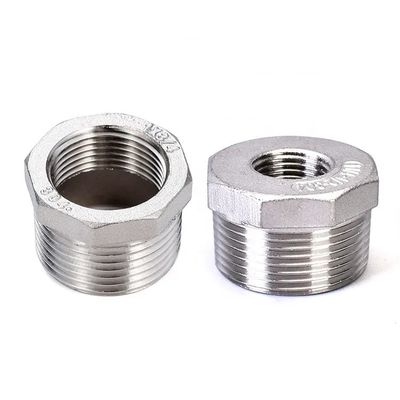 Bocas hexagonais de aço inoxidável para juntas de fios BSP NPT Conexão suave e segura