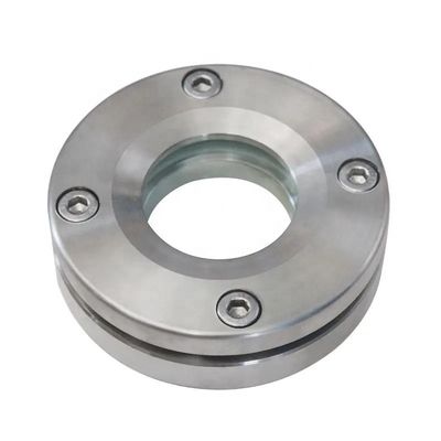 Vidro de visão de flange sanitário igual às normas 3A e DIN para soluções personalizadas