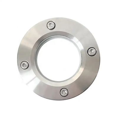 Vidro de visão de flange sanitário igual às normas 3A e DIN para soluções personalizadas