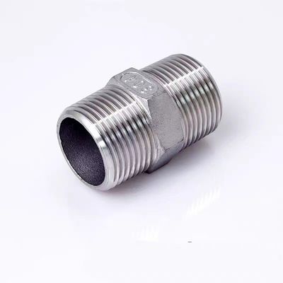 Suporte personalizado ODM fundição de aço inoxidável 316 BSP/NPT Hex Reducing Nipple