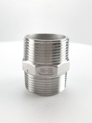 Suporte personalizado ODM fundição de aço inoxidável 316 BSP/NPT Hex Reducing Nipple