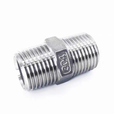 Suporte personalizado ODM fundição de aço inoxidável 316 BSP/NPT Hex Reducing Nipple