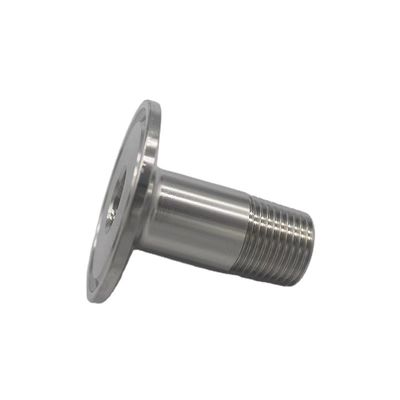 Código de cabeça quadrada Adaptador sanitário de ferrule de rosca masculina para padrão DIN/SMS/ISO/3A