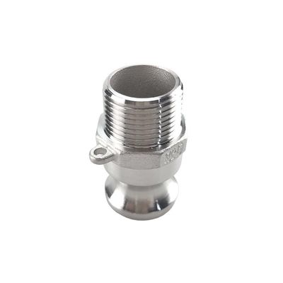 Aço inoxidável 304 316 acoplamentos rápidos camlock tipo F BSPT NPT roscados para tamanho igual