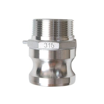 Aço inoxidável 304 316 acoplamentos rápidos camlock tipo F BSPT NPT roscados para tamanho igual