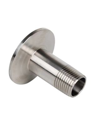 Código de cabeça quadrada Adaptador sanitário de ferrule de rosca masculina para padrão DIN/SMS/ISO/3A