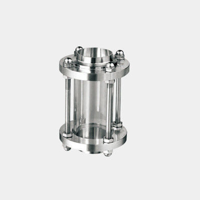 Fittings de tubos de aço inoxidável sanitário 304/316 Tri-clamp classe de visão tubular reta