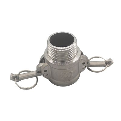 Aço inoxidável suportado por ODM 304 316 Camlock Quick Coupling Tipo B BSPT
