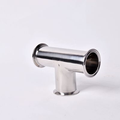 Conexão de solda personalizada polida SS304/316L Acessórios sanitários presos Redução Tee