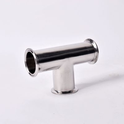 Conexão de solda personalizada polida SS304/316L Acessórios sanitários presos Redução Tee