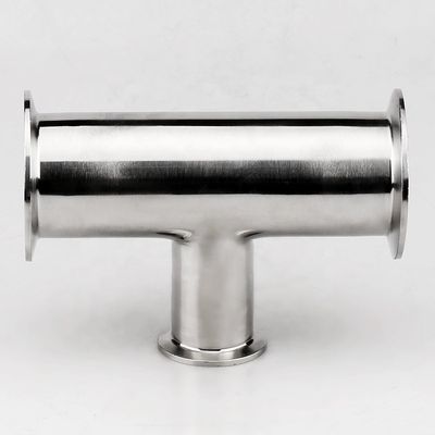 Conexão de solda personalizada polida SS304/316L Acessórios sanitários presos Redução Tee