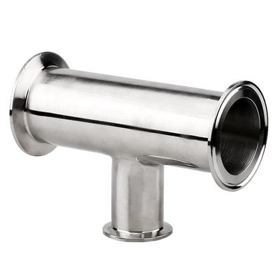 Conexão de solda personalizada polida SS304/316L Acessórios sanitários presos Redução Tee
