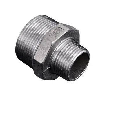 Igual 304316 Aço inoxidável Hidráulico Filamento masculino Hexagon Pipe Nipple NPT