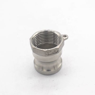 SS 304 316 Conectores rápidos Camlock para óleo de gás de água NPT BSP 1/4"-4" Código de cabeça redonda