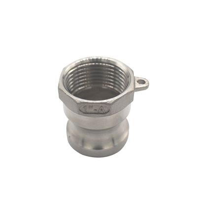 SS 304 316 Conectores rápidos Camlock para óleo de gás de água NPT BSP 1/4"-4" Código de cabeça redonda