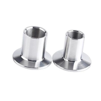 Tri-clamp Npt Bsp Tubos de encaixe Adaptador/acoplamento de rosca masculino com cabeça redonda Código SS304