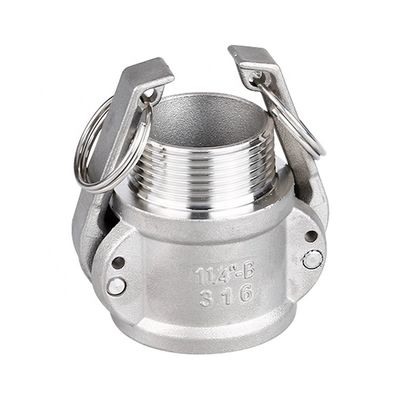 Conectores rápidos de camelo tipo B para óleo de gás de água NPT BSP 1/4 "-4