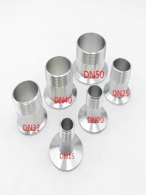 Acero inoxidável sanitário 304 Tri Clamp Bsp Acessórios para tubos acoplamentos de fio masculino forjado