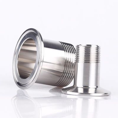 Acero inoxidável sanitário 304 Tri Clamp Bsp Acessórios para tubos acoplamentos de fio masculino forjado