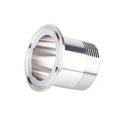 Acero inoxidável sanitário 304 Tri Clamp Bsp Acessórios para tubos acoplamentos de fio masculino forjado