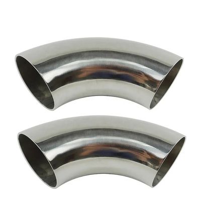 Aço inoxidável suportado OEM 304 316 curvas de soldadura tubo Cotovelo 90 curvas de 180 graus 3A DIN