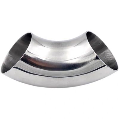 Aço inoxidável suportado OEM 304 316 curvas de soldadura tubo Cotovelo 90 curvas de 180 graus 3A DIN