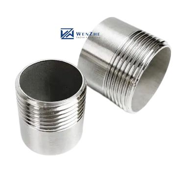 SS304 Masculino, single threaded nipple com G thread connection DN6 NPT BSPP BSPT Casting