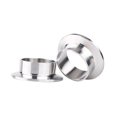 Aço inoxidável 304 316 SMS Tri Clover Ferrule/Nipple Silver Clamp Connection Design