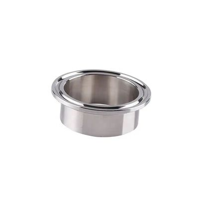 Aço inoxidável 304 316 SMS Tri Clover Ferrule/Nipple Silver Clamp Connection Design