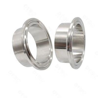 Aço inoxidável 304 316 SMS Tri Clover Ferrule/Nipple Silver Clamp Connection Design