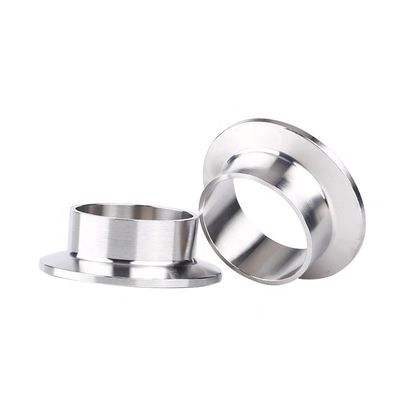 Aço inoxidável 304 316 SMS Tri Clover Ferrule/Nipple Silver Clamp Connection Design