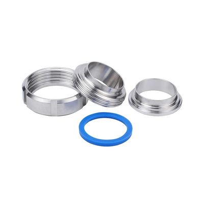 Fitação de tubos de ligação de soldadura de aço inoxidável de grau sanitário 304/316 3A SMS